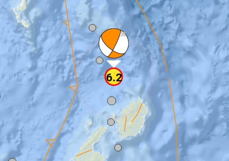 Gempabumi Berkekuatan Magnetudo 6,2 di Laut Malut, Tidak Berpotensi Tsunami