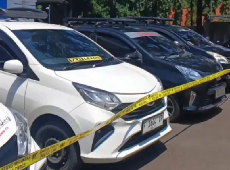 Satlantas Polres Sukabumi Amankan Lima Taksi Gelap dan Sita Ratusan Knalpot Brong