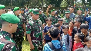 Panglima TNI Beri Bantuan Untuk Penanggulangan Bencana ke Kodim Kota/Kab.Sukabumi