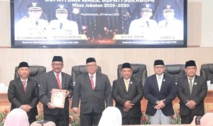 Sertijab Bupati Sukabumi Diparipurnakan